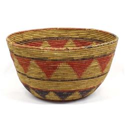 Vintage Ethnic 3-Toned Basket