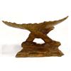 Image 4 : 2 Hand Carved Wood Eagle Sculptures