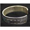 Image 2 : Navajo Sterling Chip Inlay Bracelet