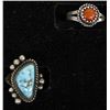 Image 2 : 6 Sterling Silver Rings, 5 are Native American