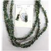 Image 1 : 3 Strand Turquoise Nugget Necklace and Earrings