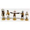 Image 1 : 5 Native American Hopi Miniature Kachinas