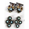 Image 2 : 5 Pairs Native American Clip-On Earrings