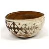 Image 2 : Historic Isleta Polychrome Pottery Bowl