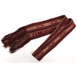 Native American Hopi Fringed Dance Sash