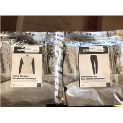 women's long underwear, 1 tops, size XL; 1 bottom, size XL