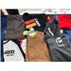 Image 1 : 1 pair Ranch Heavy Duty pants, 34; 2 long sleeve shirts, 1 hoodie, 2 t-shirts