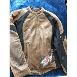 Joe Rocket Riviera brown leather jacket, size S