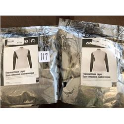 women's long underwear, 2 tops, sizes L
