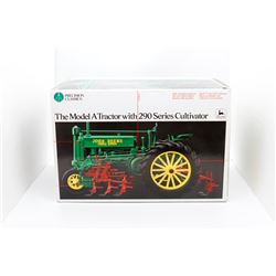 John Deere A tractor w/ 290 series cultivator 2 Precision Classics Ertl 1:16 HAS BOX