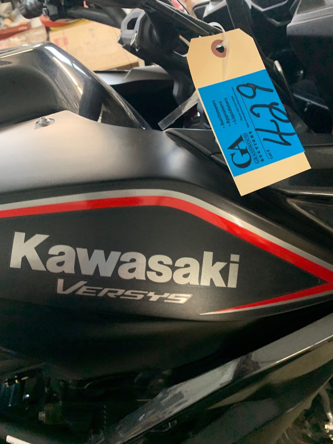 2018 Kawasaki Verseys 650 Motorcycle VIN JKALEEF18JDA25750