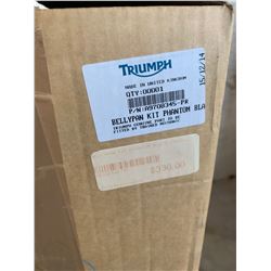 Triumph belly pan and triumph dresser bars