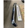 Image 1 : 2 stainless steel grill inserts , one belt moulding set and one chrome bug deflector 11 Dodge Ram