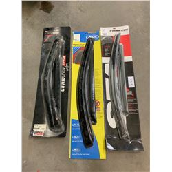 3 unused sets of window visors