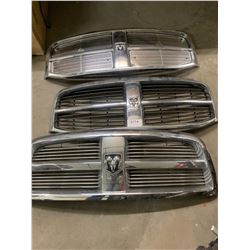 3 Dodge Ram grills - Man Cave Art