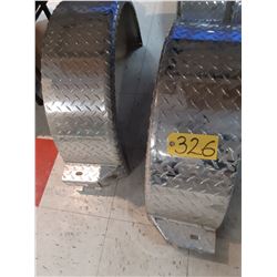 Two - Checker Plat Round Fenders