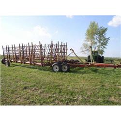60 ft Power Matic Diamond Harrows Good Condition