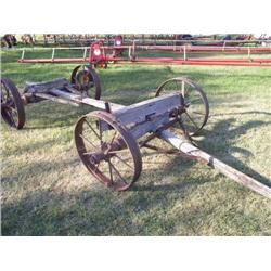 Antique steel wagon