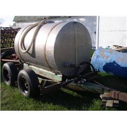 500 Gal Aluminum Sprayer Tank with Tote Pump