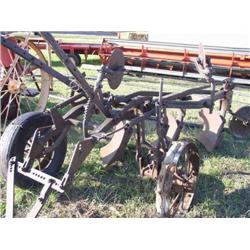 Massey Harris 3 bottom by 16" plow with power lift( on steel)