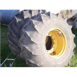 23.1 by 26" tires for Massey Ferguson Combine