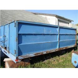15ft by 8 1/2 ft Grain Box with steel floor