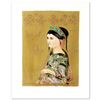 Image 1 : "Hill Tribe Maiden" Limited Edition Lithograph by Edna Hibel (1917-2014), Numbered and Hand Signed w