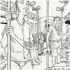 Image 2 : Bizarro! "The World's Greatest Pickpocket" is a Framed Original Pen & Ink Drawing by Dan Piraro, Han