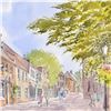 Image 2 : Martin Goode (1932-2002), "King Street, Thetford, Norfolk" Framed Original Watercolor Painting, Hand