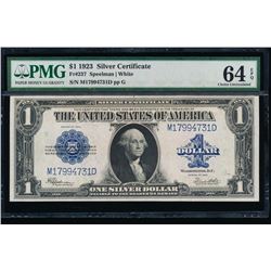 1923 $1 Silver Certificate PMG 64EPQ