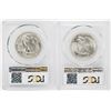 Image 2 : Lot of 1942-1943 Walking Liberty Half Dollar Coins NGC MS64