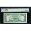 Image 2 : 1934 $5 Silver Certificate PMG 67EPQ