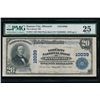 Image 1 : 1902 $20 Kansas City National Bank Note PMG 25