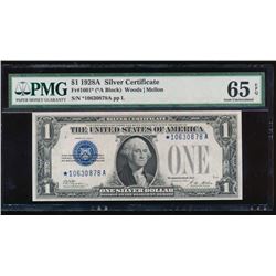 1928A $1 Silver Certificate Star Note PMG 65EPQ