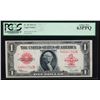 Image 1 : 1923 $1 Legal Tender Note PCGS 63PPQ