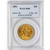 Image 1 : 1894 $10 Liberty Head Eagle Gold Coin PCGS MS61