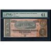Image 1 : 1864 $10 Confederate States of America Note PMG 61