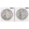 Image 1 : Lot of 1885 & 1887 $1 Morgan Silver Dollar Coins