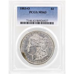 1883-O $1 Morgan Silver Dollar Coin PCGS MS63