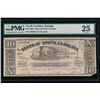 Image 1 : 1862 $10 Raleigh NC Obsolete Note PMG 25