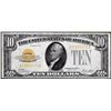 Image 1 : 1928 $10 Gold Certificate Note