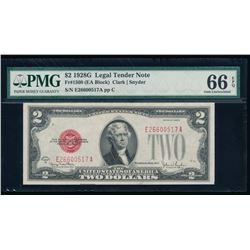 1928G $2 Legal Tender Note PMG 66EPQ