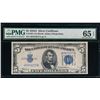 Image 1 : 1934A $5 Silver Certificate PMG 65EPQ