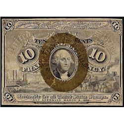 March 3, 1863 Ten Cent 2nd Issue Fractional Currency Note