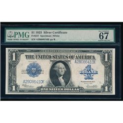 1923 $1 Silver Certificate PMG 67