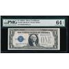 Image 1 : 1928A $1 Silver Certificate PMG 64EPQ