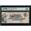 Image 1 : 1862 $5 Raleigh NC Obsolete Note PMG 53