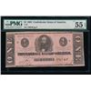 Image 1 : 1862 $1 Confederate States of America Note PMG 55EPQ