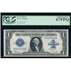 Image 1 : 1923 $1 Silver Certificate PCGS 67PPQ
