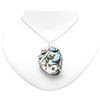 Image 1 : Sterling Silver Abalone Overlay Pendant